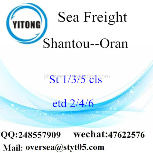 Consolidação de LCL Shantou Porto de Oran